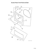 Access panel/front panel/seal