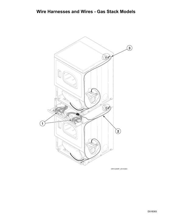 Wire harnesses/wires-gas stacked models