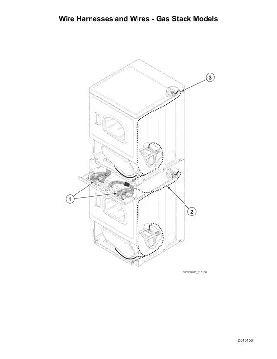 Wire harnesses/wires-gas stack models