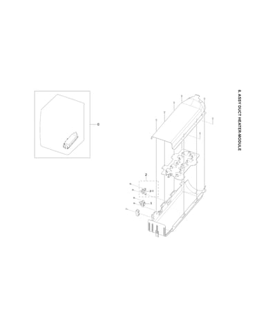 Heater-module duct assy