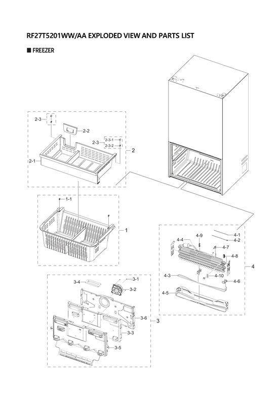 Freezer parts
