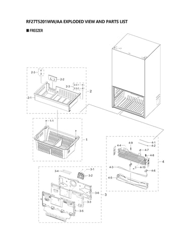 Freezer parts