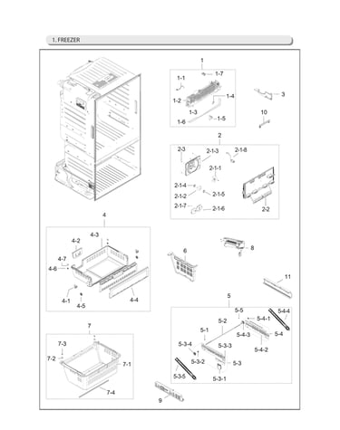 Freezer parts
