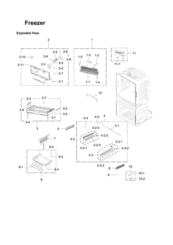 Freezer parts
