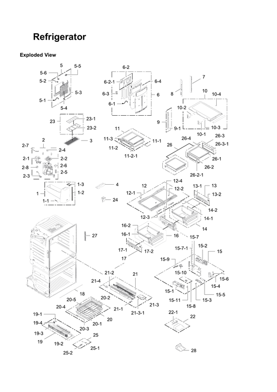 Refrigerator parts