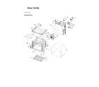 Samsung NE63T8711SS/AA-00 cavity assy diagram