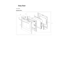 Samsung NE63T8711SS/AA-00 door assy diagram