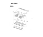 Samsung NE63T8711SS/AA-00 cooktop assy diagram