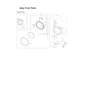 Samsung WF45N5300AW/US-51 front parts assy diagram
