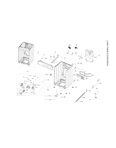 Frame & cover assy