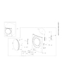 Front frame & door assy