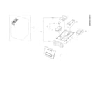 Samsung WF56H9100AV/A2-00 drawer assy diagram