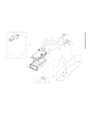 Drawer housing assy
