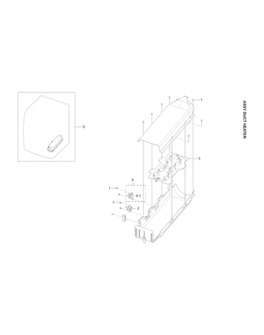 Duct heater assy