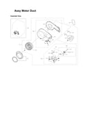 Motor duct assy