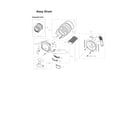 Samsung DV337AGG/XAA-02 drum assy diagram
