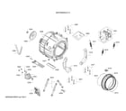 Bosch WAT28400UC/14 power module/motor/oscillating system diagram