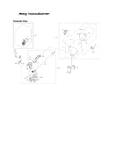 Duct & burner assy