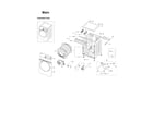 Samsung DV419AGU/XAA-03 main assy diagram