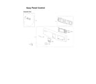 Samsung DV419AGU/XAA-03 control panel assy diagram