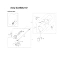 Duct & burner assy
