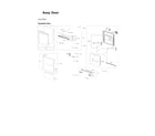 Samsung DW80B7071UG/AA-00 door assy diagram