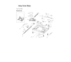 Samsung DW80B7071UG/AA-00 cover base assy diagram