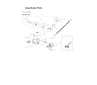 Samsung DW80B7071UG/AA-00 sump assy diagram