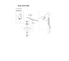 Samsung DW80B7071US/AA-00 inner parts assy diagram