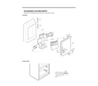 LG LFX25973SB/05 ice maker & ice bin parts diagram