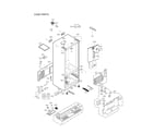LG LRFXS2513S/00 case parts diagram
