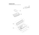LG LRMWS2906S/00 freezer parts diagram