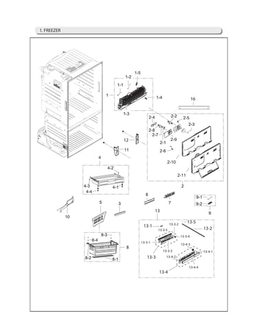 Freezer parts