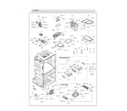 Samsung RF25HMEDBSR/AA-12 fridge parts diagram
