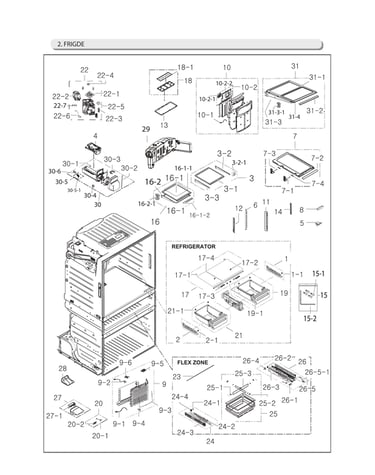 Fridge parts
