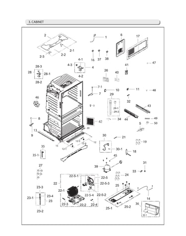 Cabinet parts