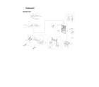 Samsung RF28R6201SR/AA-51 cabinet 1 parts diagram