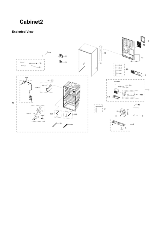 CABINET 2 PARTS