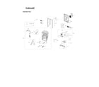 Samsung RF28R6201SR/AA-51 cabinet 2 parts diagram