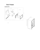 Freezer door parts