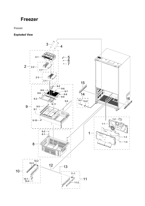 Freezer parts