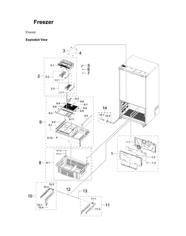 Freezer parts