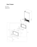 Freezer door parts
