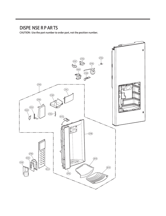 DISPENSER PARTS