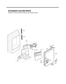 Ice maker & ice bin parts