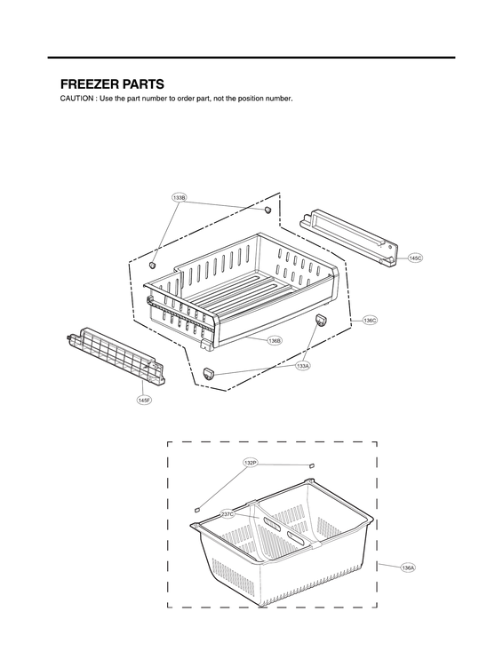 Freezer parts