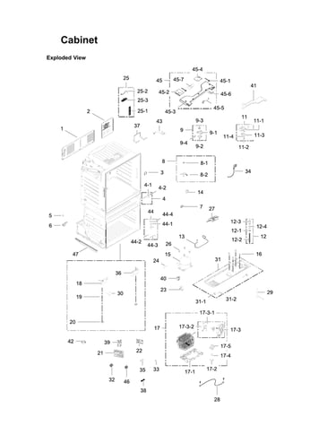 Cabinet parts