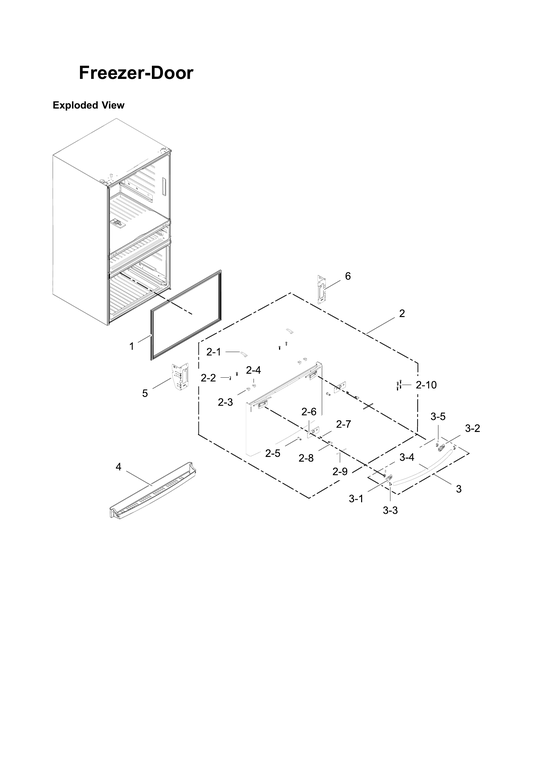 Freezer-door parts
