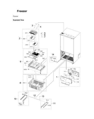 Freezer parts