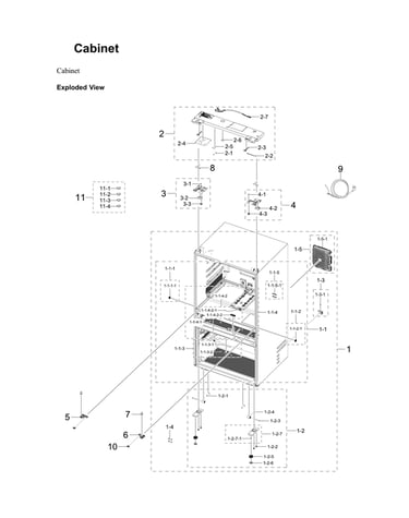 Cabinet parts